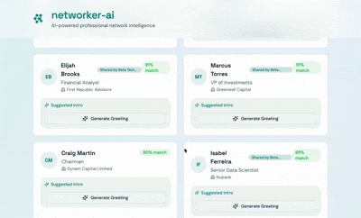 networker-ai | Supercharge Your Network